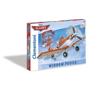 Clementoni (20111) - "Window-Puzzle Planes" - 60 brikker puslespil