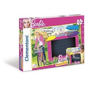 Clementoni (20230) - "Message-Puzzle Barbie" - 104 brikker puslespil