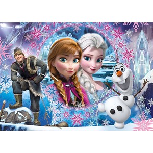 Clementoni (23662) - "Frost" - 104 brikker puslespil