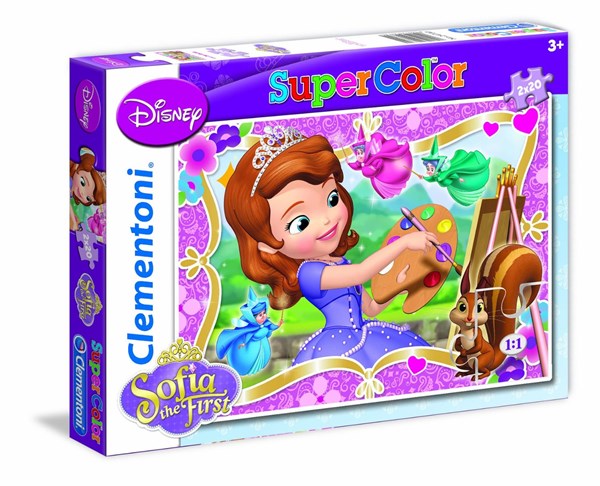 Clementoni (24730) - "Sofia the First" - 20 brikker puslespil