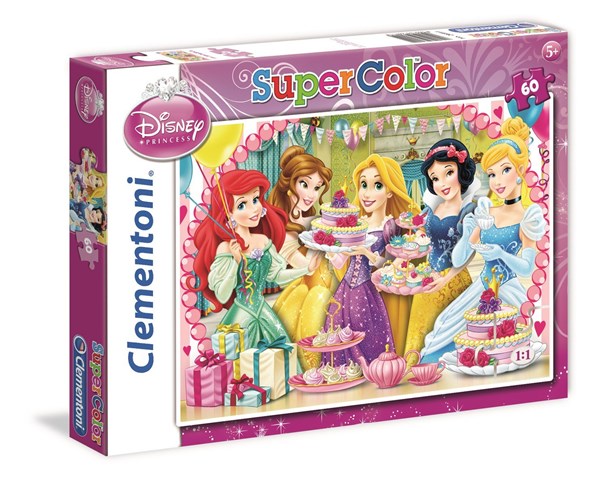Clementoni (26911) - "Princess Royal Tea Party" - 60 brikker puslespil