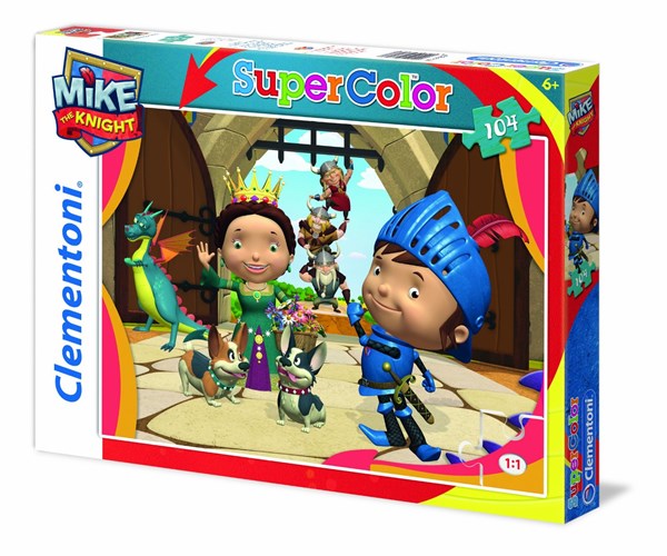 Clementoni (27897) - "Bravest Knight Mike the Knight" - 104 brikker puslespil