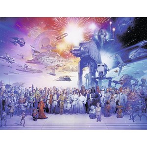 Ravensburger (16701) - "Star Wars Universe" - 2000 brikker puslespil