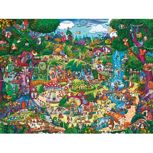 Heye (29792) - "Wonderwoods" - 1500 brikker puslespil