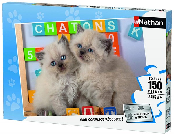 Nathan (86861) - "Cats" - 150 brikker puslespil