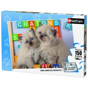 Nathan (86861) - "Cats" - 150 brikker puslespil