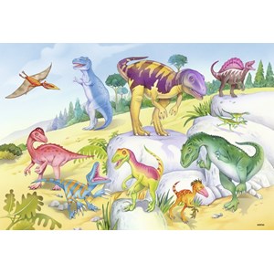 Ravensburger (09118) - "Dinos" - 24 brikker puslespil
