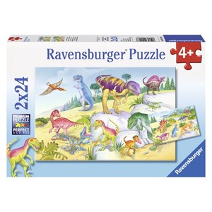 Ravensburger (09118) - "Dinos" - 24 brikker puslespil