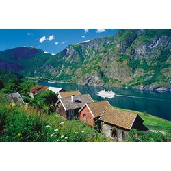 Ravensburger (17063) - "Sognefjord Norway" - 3000 brikker puslespil