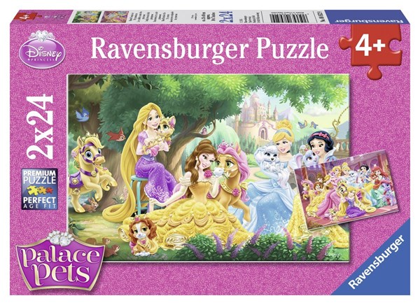 Ravensburger (08952) - "Disney Palace Pets" - 24 brikker puslespil