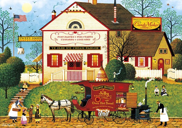 Buffalo Games (2629) - Charles Wysocki: "Sugar & Spice" - 300 brikker puslespil