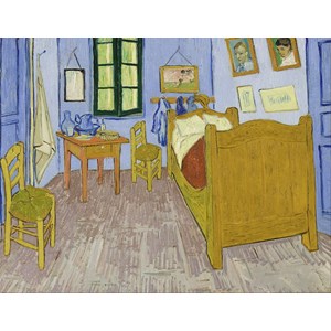 Piatnik (5338) - Vincent van Gogh: "Bedroom in Arles" - 1000 brikker puslespil