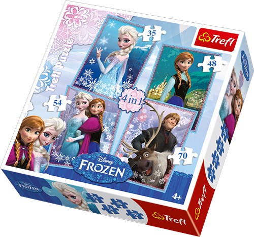 Trefl (34210) - "The Snow Queen" - 35 48 54 70 brikker puslespil