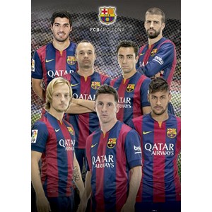Educa (16300) - "Collage FC Barcelona 2014-2015" - 1000 brikker puslespil