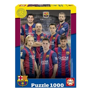 Educa (16300) - "Collage FC Barcelona 2014-2015" - 1000 brikker puslespil