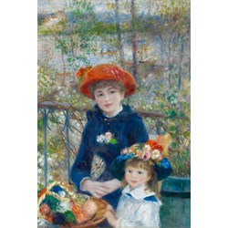 Grafika Kids (00166) - Pierre-Auguste Renoir: "The Two Sisters, On the Terrace, 1881" - 100 brikker puslespil