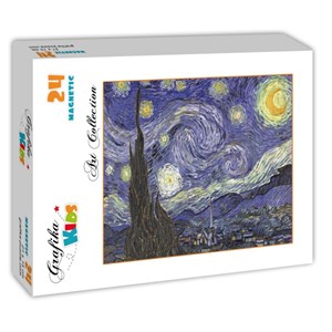Grafika Kids (00210) - Vincent van Gogh: "Vincent van Gogh, 1889" - 24 brikker puslespil