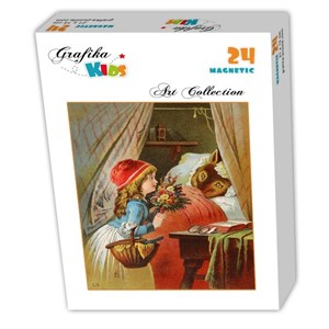 Grafika Kids (00239) - Carl Offterdinger: "Little Red Riding Hood" - 24 brikker puslespil