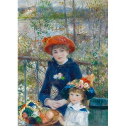 Grafika Kids (00254) - Pierre-Auguste Renoir: "The Two Sisters, On the Terrace, 1881" - 24 brikker puslespil