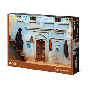 Clementoni (39311) - "Pastel Facade" - 1000 brikker puslespil