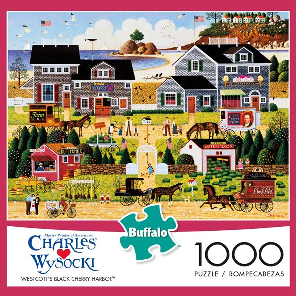 Buffalo Games (11444) - Charles Wysocki: "Wescott's Black Cherry Harbor" - 1000 brikker puslespil