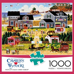 Buffalo Games (11444) - Charles Wysocki: "Wescott's Black Cherry Harbor" - 1000 brikker puslespil