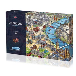 Gibsons (G7066) - "London Landmarks" - 1000 brikker puslespil
