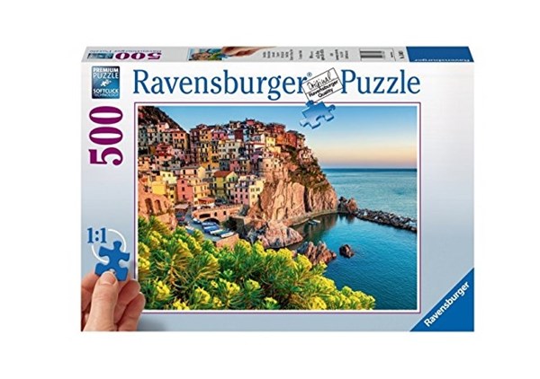Ravensburger (13602) - "Colorful Italy" - 500 brikker puslespil