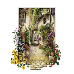 Art Puzzle (4189) - "Village Street" - 500 brikker puslespil