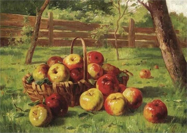 Gold Puzzle (60768) - Karl Vikas: "Apple Harvest" - 500 brikker puslespil