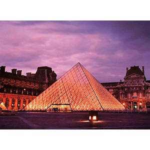 Tomax Puzzles (50-012) - "Louvre Pyramid, Paris" - 500 brikker puslespil