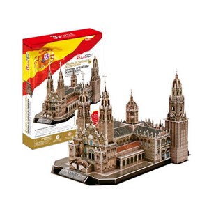 Cubic Fun (MC184H) - "Catedral de Santiago de Compostela" - 101 brikker puslespil