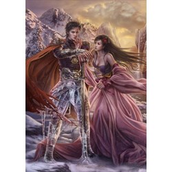 Grafika (00968) - Cris Ortega: "Over the Hills where the Ice melts" - 1000 brikker puslespil