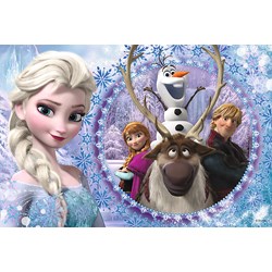 Trefl (17275) - "Disney Frozen" - 60 brikker puslespil