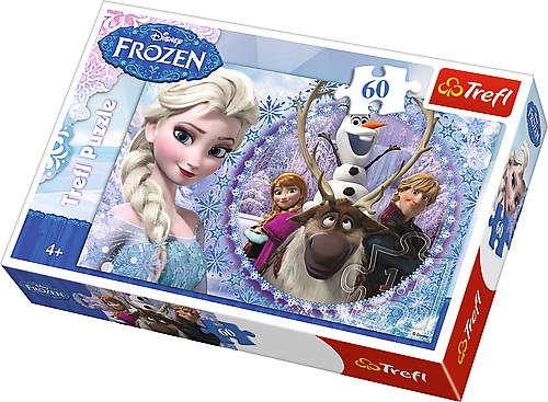 Trefl (17275) - "Disney Frozen" - 60 brikker puslespil