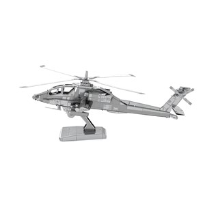 Metal Earth (Metal-Earth-MMS083) - "Apache AH-64" - 20 brikker puslespil