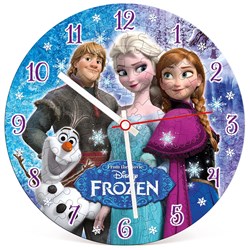 Clementoni (23021) - "Clock Puzzle, The Snow Queen" - 96 brikker puslespil