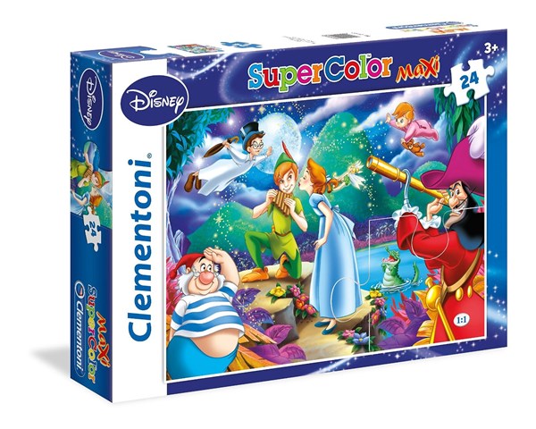 Clementoni (24467) - "Peter Pan" - 24 brikker puslespil