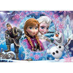 Clementoni (27248) - "Frozen" - 104 brikker puslespil