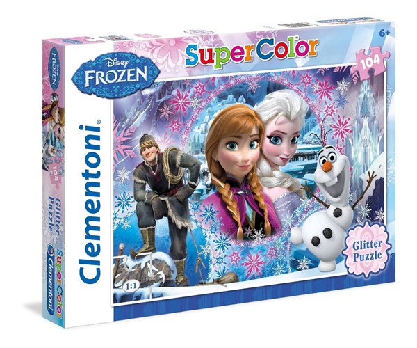 Clementoni (27248) - "Frozen" - 104 brikker puslespil