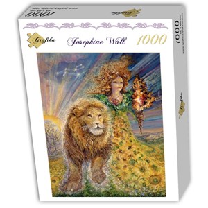 Grafika (T-00035) - Josephine Wall: "Zodiac Sign, Leo" - 1000 brikker puslespil