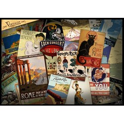 Grafika (T-00041) - "Vintage Poster" - 1000 brikker puslespil