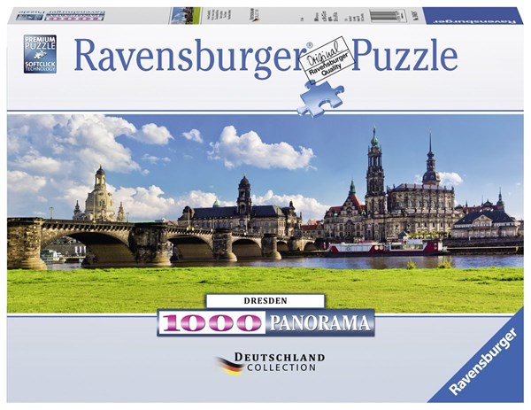 Ravensburger (19619) - "Dresden Canaletto Blick" - 1000 brikker puslespil