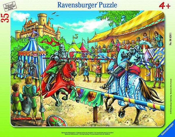 Ravensburger (06626) - "Exciting Jousting" - 35 brikker puslespil