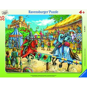 Ravensburger (06626) - "Exciting Jousting" - 35 brikker puslespil