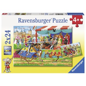 Ravensburger (09083) - "Knights" - 24 brikker puslespil