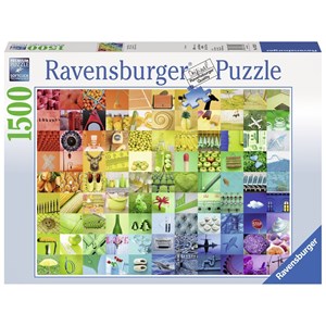 Ravensburger (16322) - "99 Beautiful Colors" - 1500 brikker puslespil