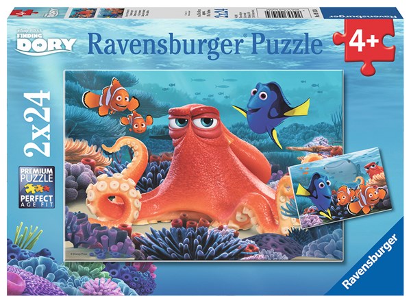 Ravensburger (09103) - "Finding Dory: Always Swimming" - 24 brikker puslespil