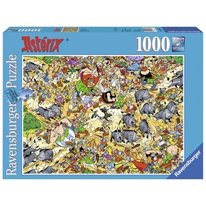 Ravensburger (19163) - "Asterix Hunting Boar" - 1000 brikker puslespil