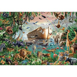 Jumbo (18326) - "Noas ark" - 3000 brikker puslespil